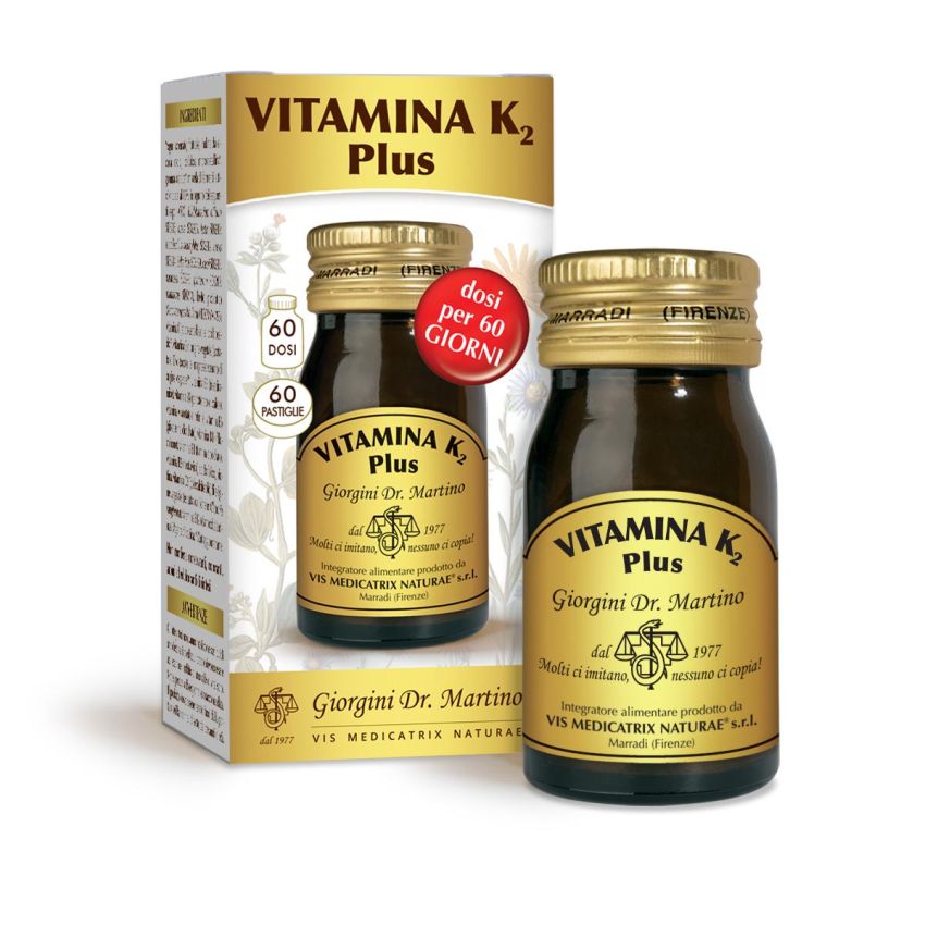 Dr. Giorgini Vitamina K2 Plus Supplemento - 60 Pastiglie