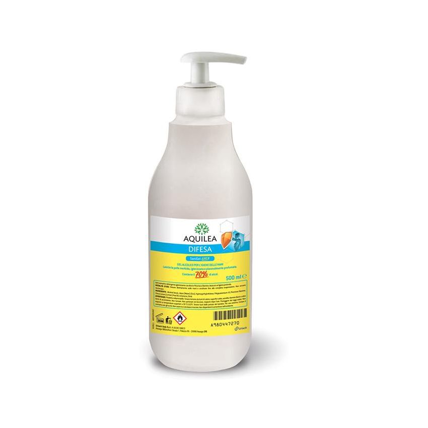 Aquilea Sanigel Difesa - Gel Igienizzante al Limone, 500ml