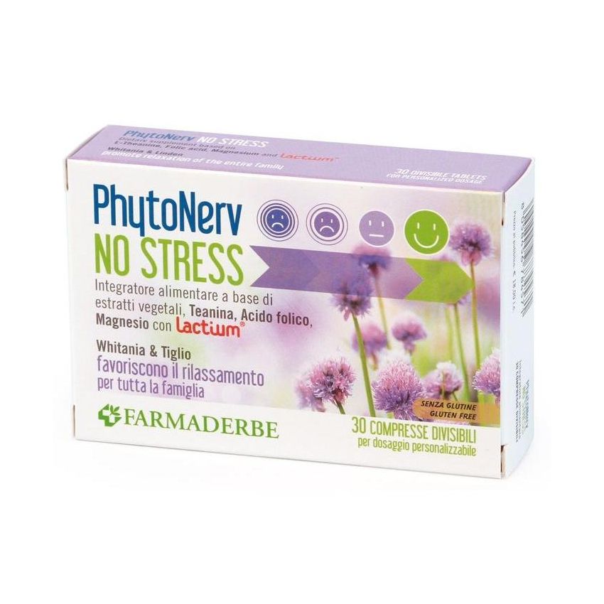 PhytoNerv Natural Stress Relief, 30 compresse