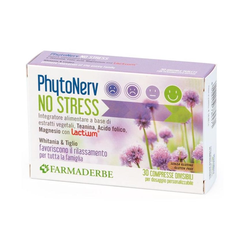 PhytoNerv Natural Stress Relief, 30 compresse