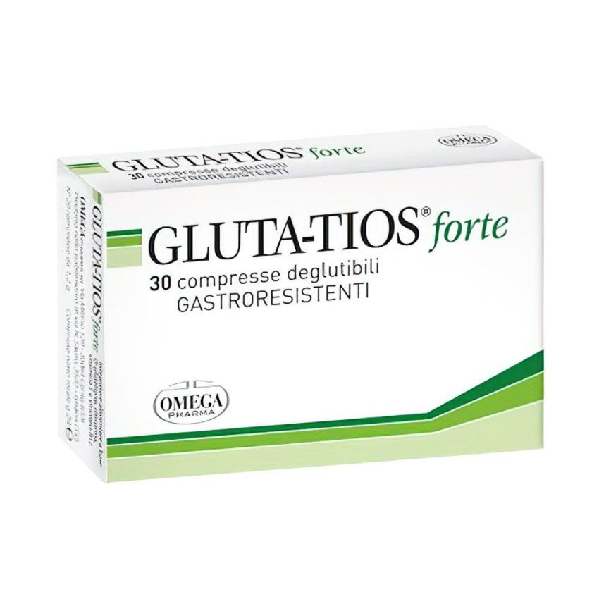 Gluta-Tios Forte - Integratore Antiossidante, 30 Compresse