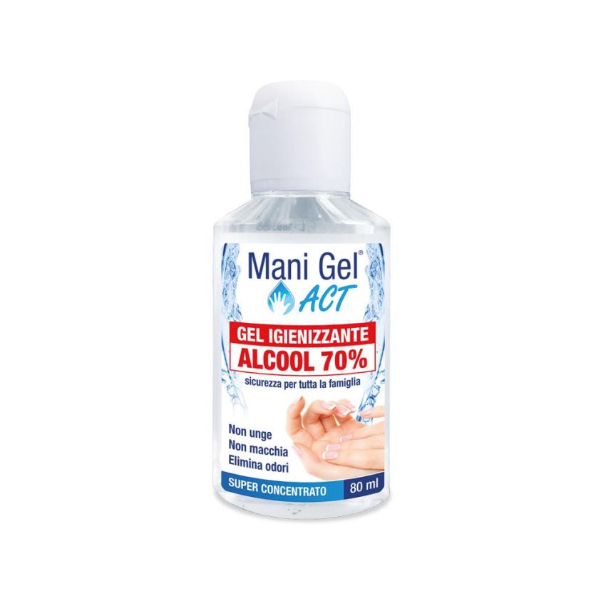 Gel Igienizzante Mani Act con 70% Alcol, 80ml