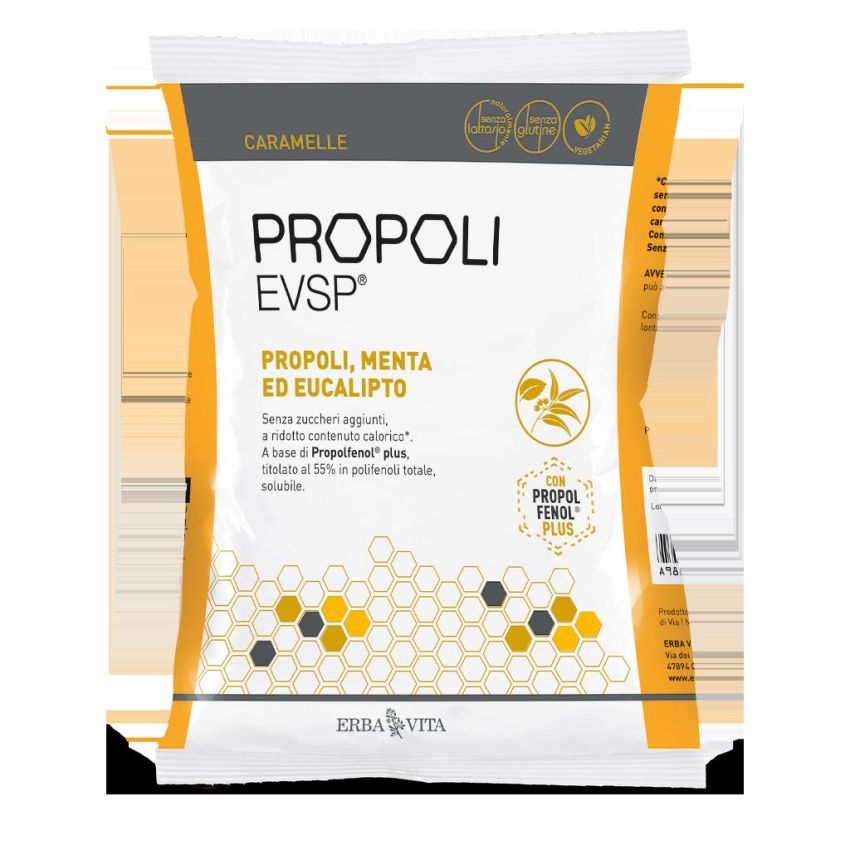 Caramelle di Propoli EVSP con Menta ed Eucalipto - 65g