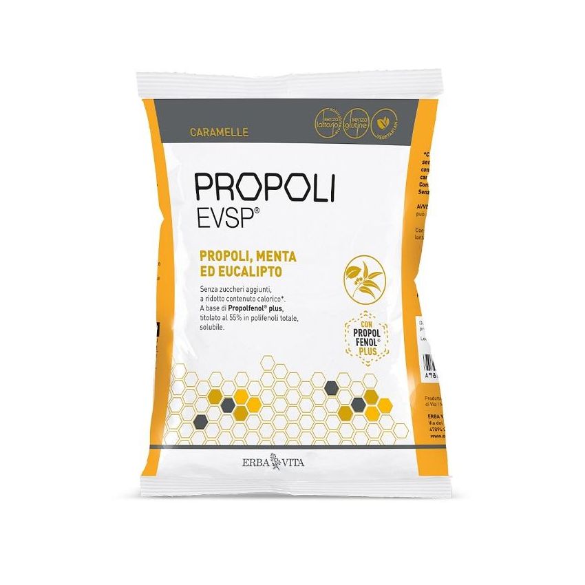 Caramelle di Propoli EVSP con Menta ed Eucalipto - 65g