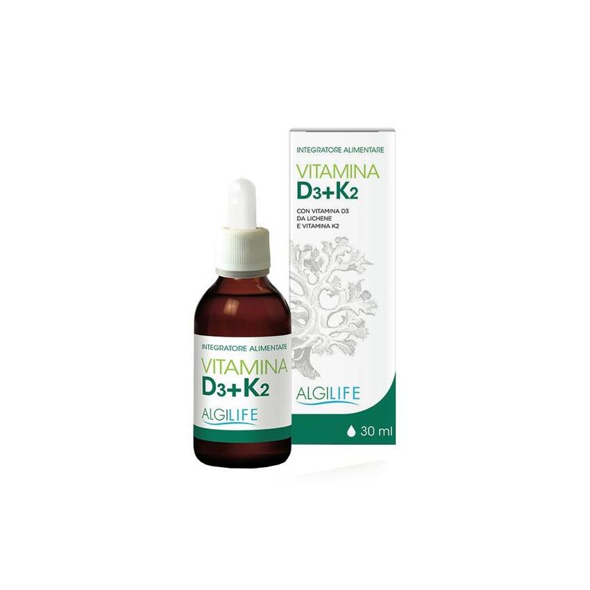 Gocce di Vitamina D3 e K2 di Alta Potenza - Flacone da 30ml
