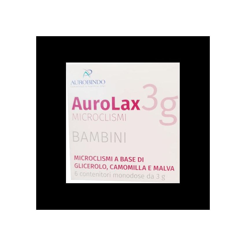 Aurolax Microclismi per Bambini - Confezione da 6 Pezzi