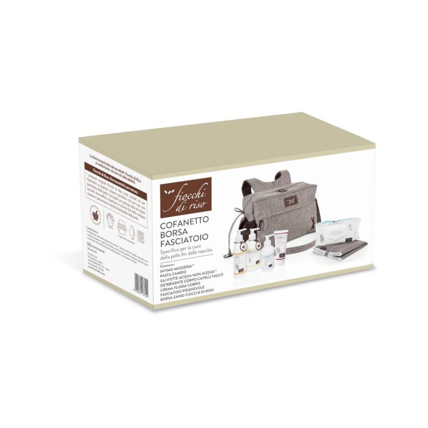 Cofanetto Fiocchi di Riso con Borsa Fasciatoio Inclusa