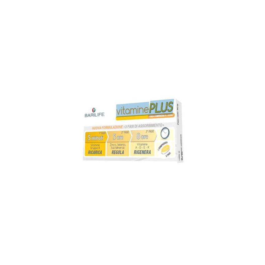 Barilife Plus Trifase - Integratore Vitaminico 30 Compresse