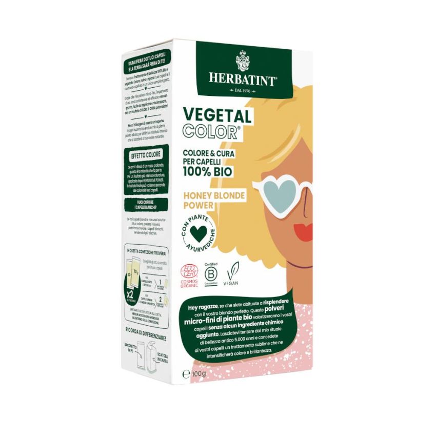 Herbatint Vegetal Honey Blonde Hair Color 100g