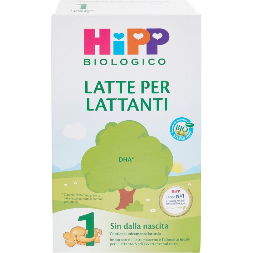 Hipp Bio 1 - Latte Biologico per Lattanti dalla Nascita - 600g