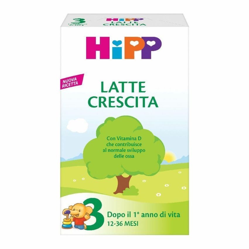 Hipp Latte 3 - Latte in Polvere per Crescita, 500g