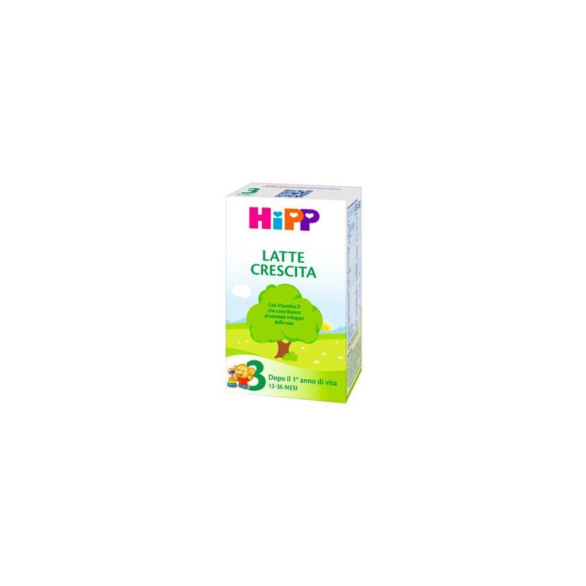 Hipp Latte 3 - Latte in Polvere per Crescita, 500g
