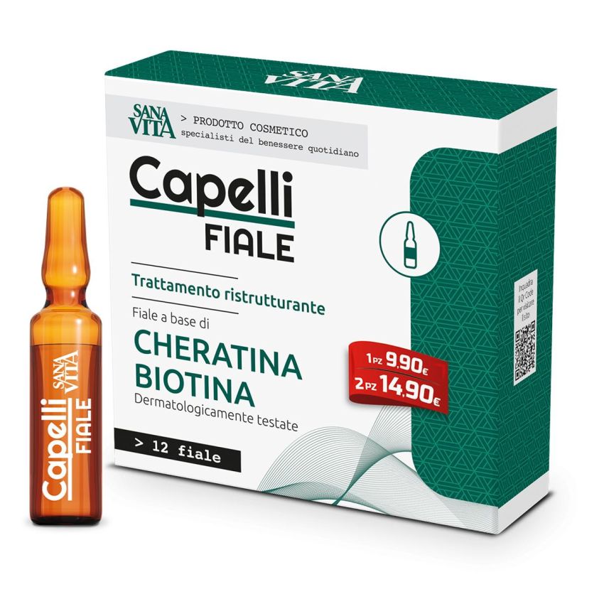 Sanavita Trattamento Intensivo per Capelli - 12 Fiale