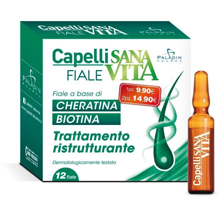 Sanavita Trattamento Intensivo per Capelli - 12 Fiale