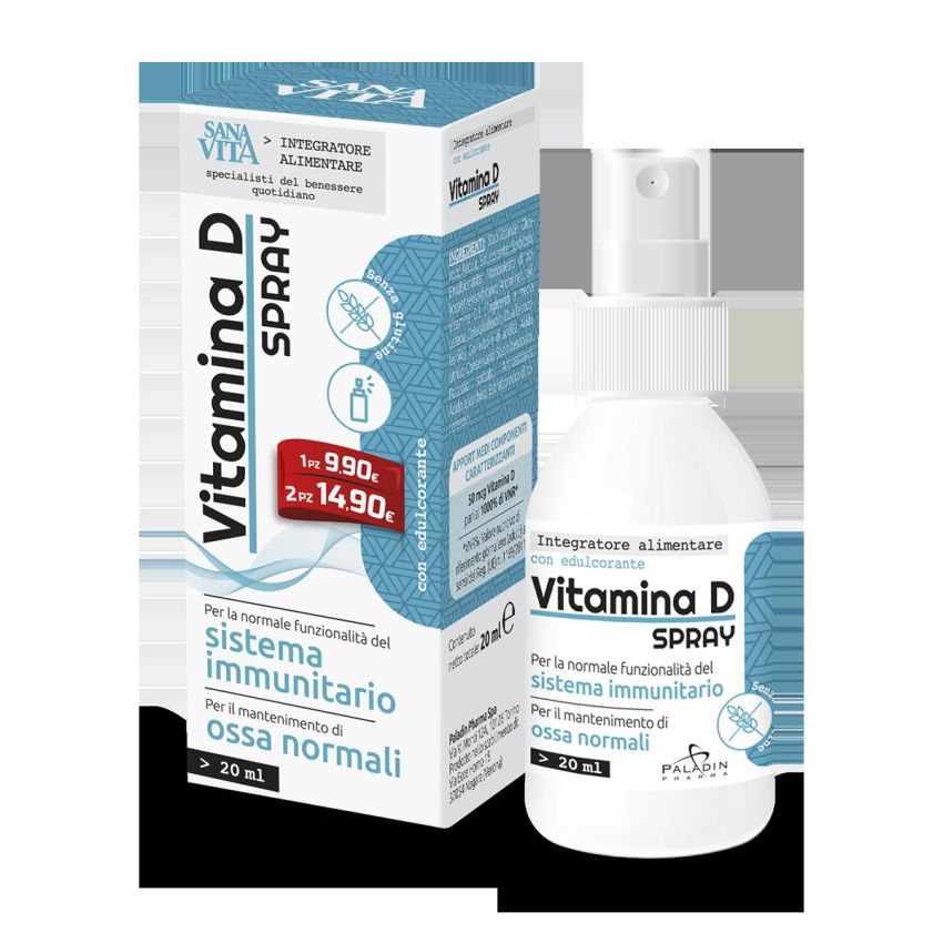 Sanavita Spray di Vitamina D, 20ml