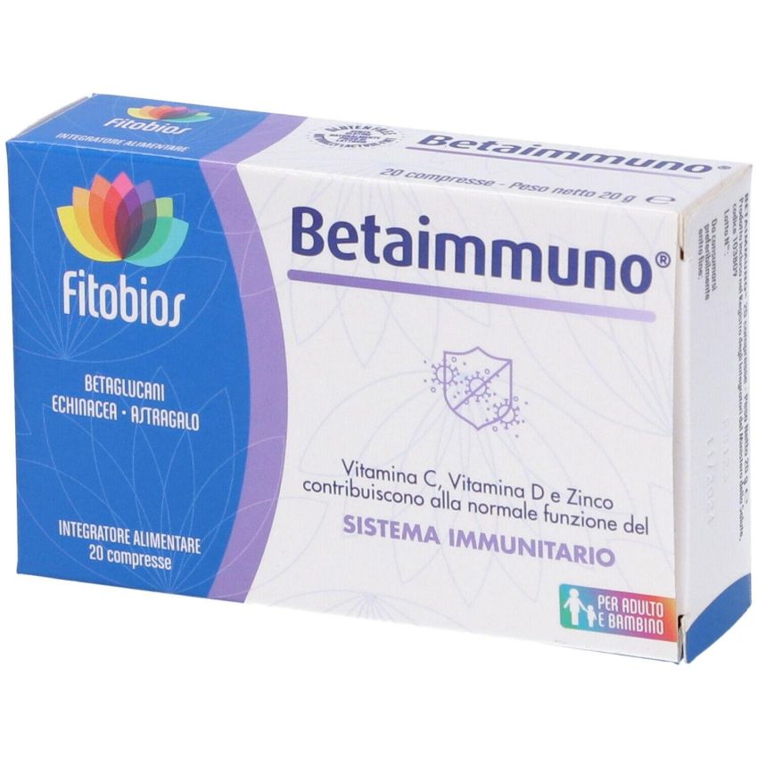 BetaImmuno - Potenziatore del Sistema Immunitario, 20 Compresse