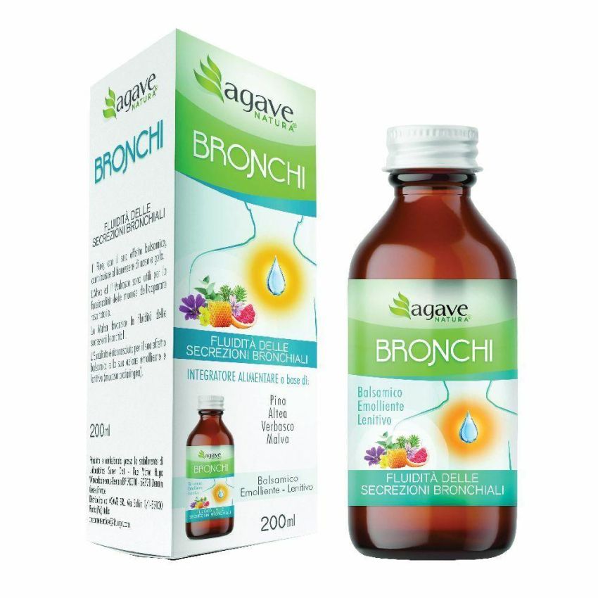 Sciroppo Naturale per i Bronchi a base di Agave - 200ml