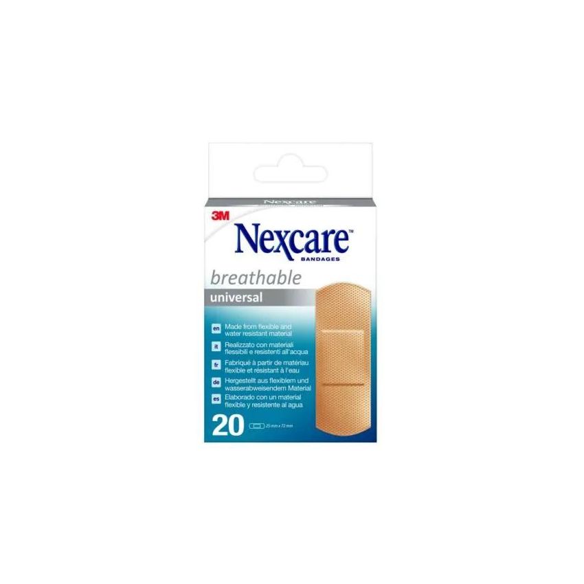 3M Nexcare Universal Cerotti Traspiranti - 20 Pezzi
