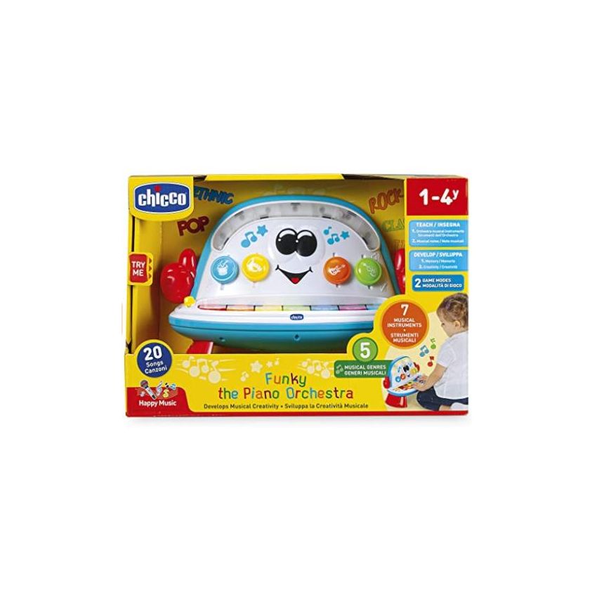 Chicco Funky The Piano Orchestra Gioco Educativo per Bambini 1-4 Anni