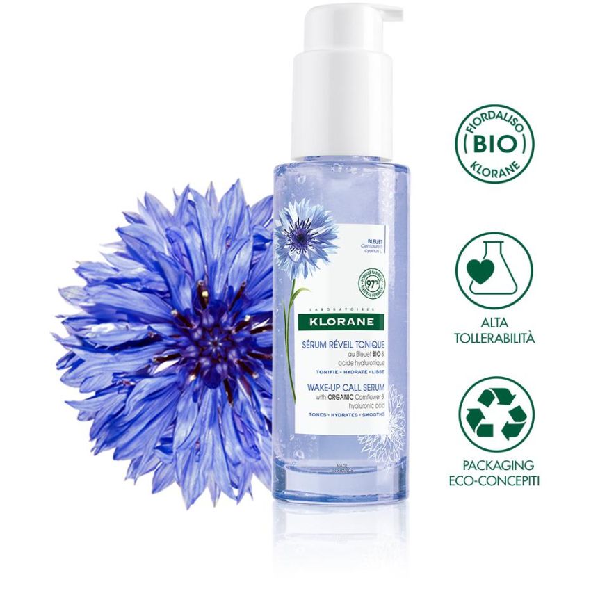 Siero Tonico Risvegliante Klorane Fiordaliso Bio - 50ml