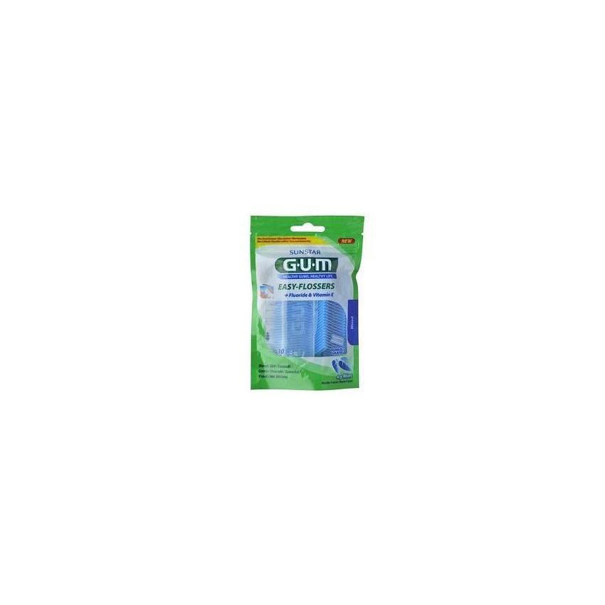 Filo Interdentale Facile da Usare Gum Flossers - 30 Pezzi
