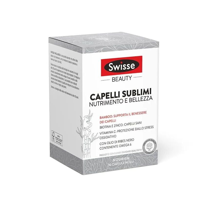 Swisse - Capsule Sublimanti per Capelli - Confezione da 30