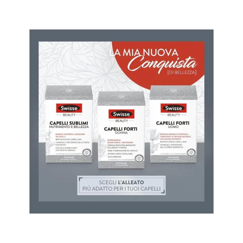 Swisse - Capsule Sublimanti per Capelli - Confezione da 30