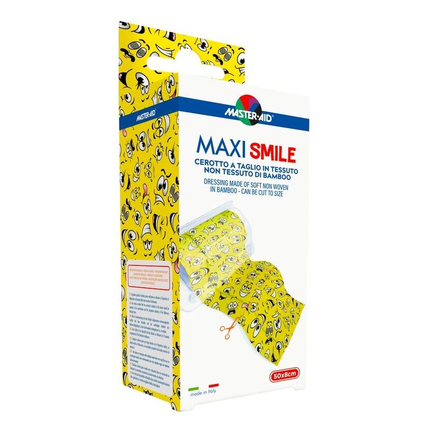 M-Aid Maxi Smile Cerotto Tagliabile 50x8cm