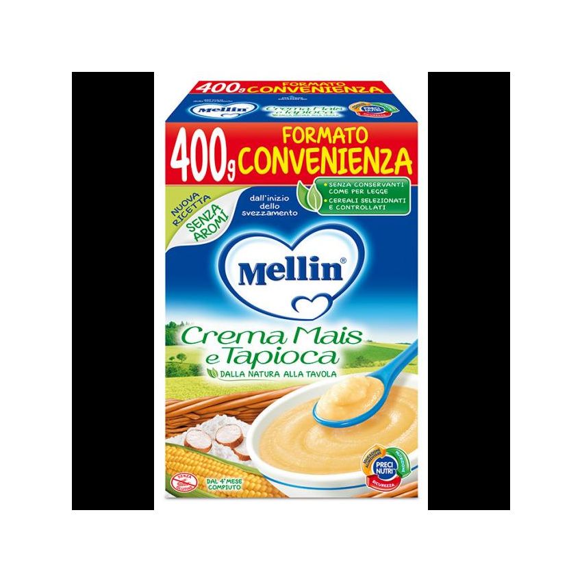 Mellin Mais e Tapioca Crema Nutritiva 400g