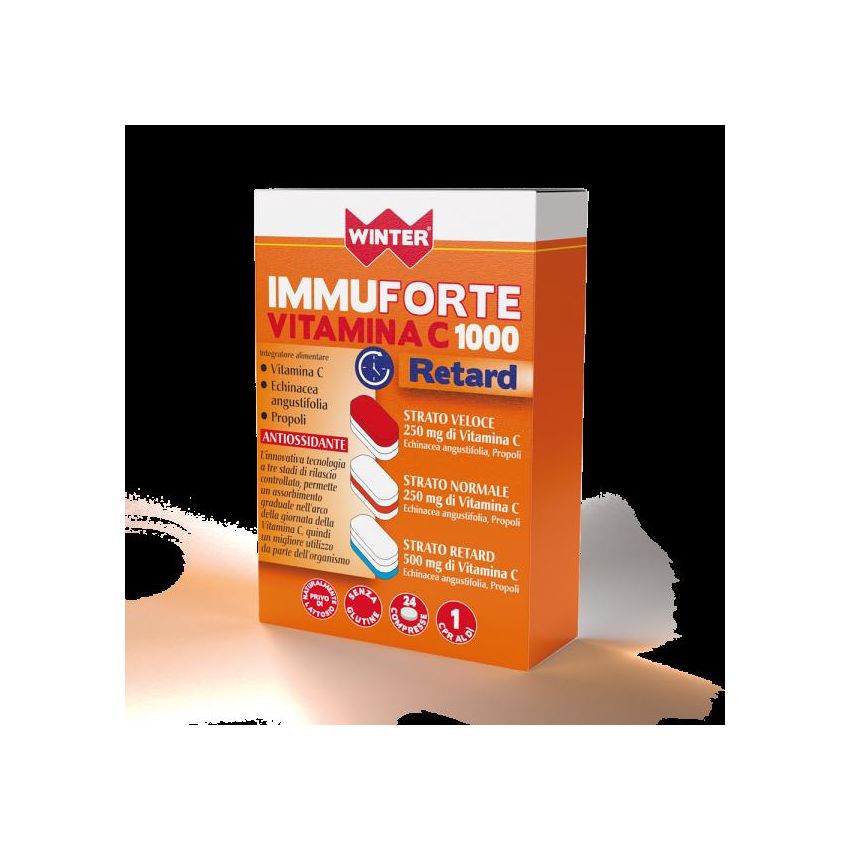 Immuforte Inverno: Vitamina C 1000 Retard - 24 Compresse