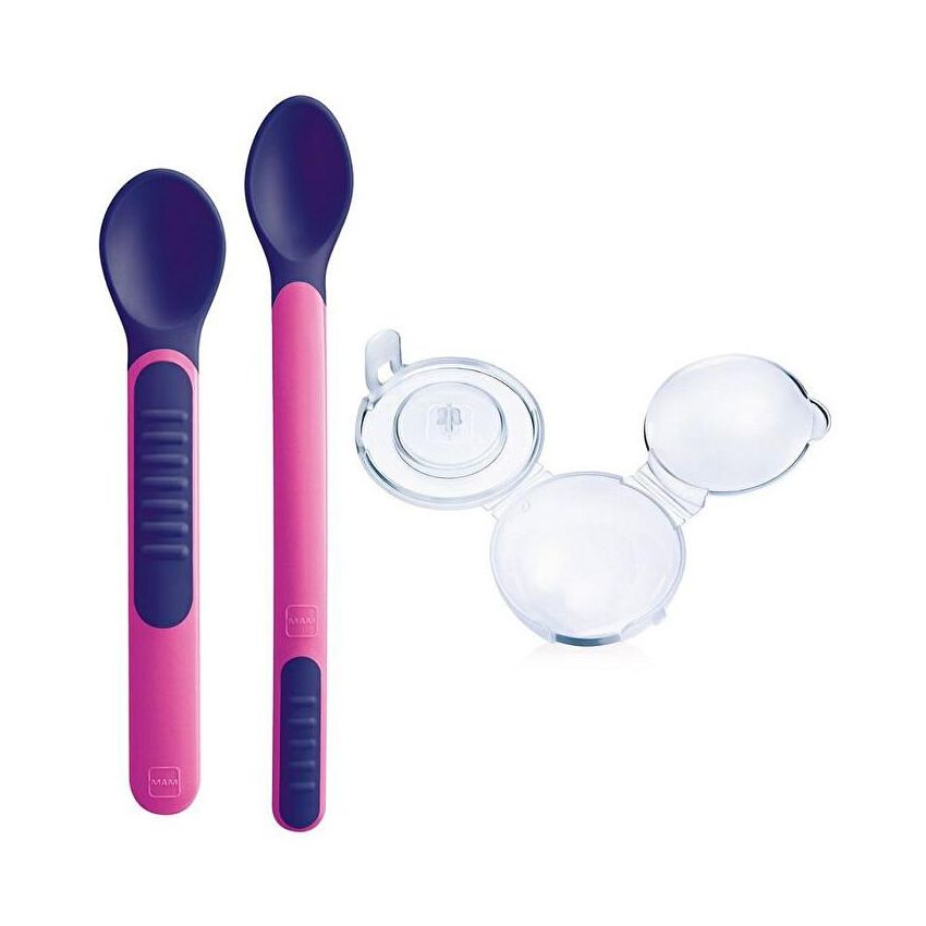 Cucchiai di Sicurezza Sensibili al Calore Mam, Rosa