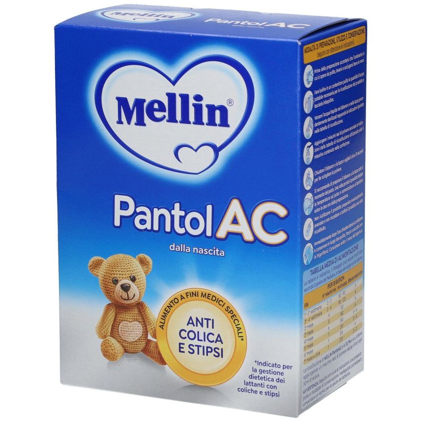 Mellin Pantolac - Latte in Polvere per Neonati, 600g