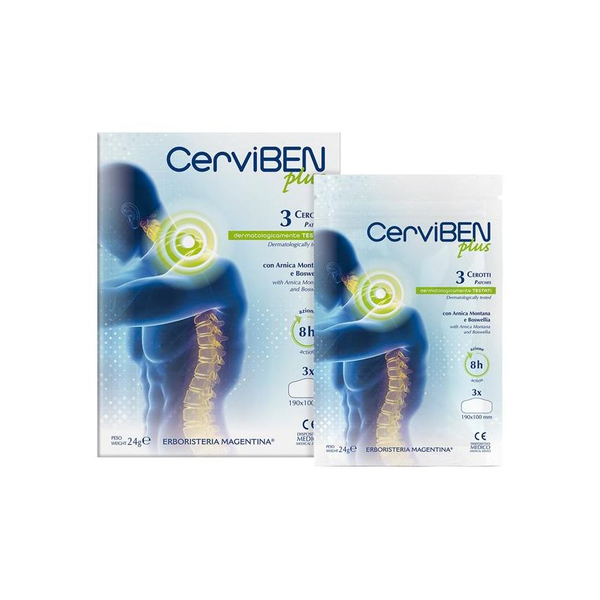 Cerviben Plus - Cerotto Terapeutico - Confezione da 3 Pezzi