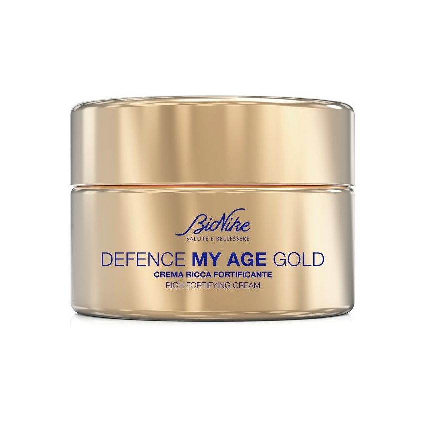 Bionike Defence My Age Gold - Crema Fortificante e Ricca per il Viso, 50ml