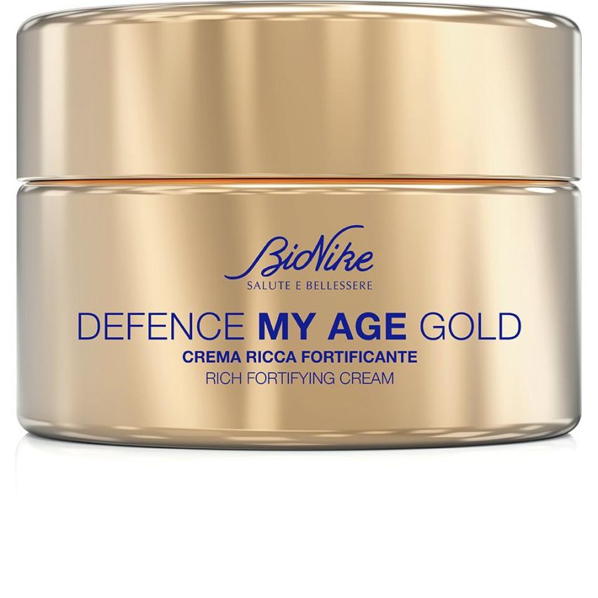Bionike Defence My Age Gold - Crema Fortificante e Ricca per il Viso, 50ml