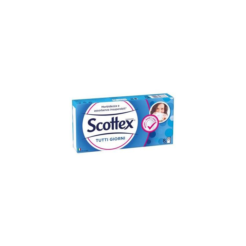 Scottex Fazzoletti Quotidiani - Pacco da 8 Pezzi