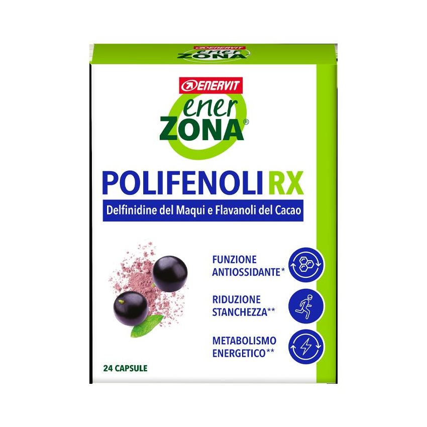 Enerzona Polifenoli Rx - Integratore Salutare - 24 Capsule