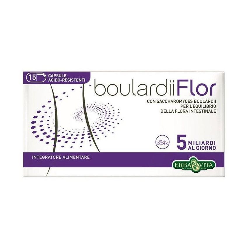 Boulardiiflor Integratore Probiotico - 15 Capsule