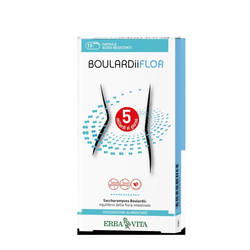 Boulardiiflor Integratore Probiotico - 15 Capsule