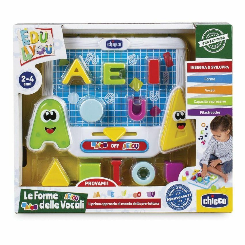 Chicco: Scopriamo Le Forme delle Vocali per Bambini dai 2-5 Anni
