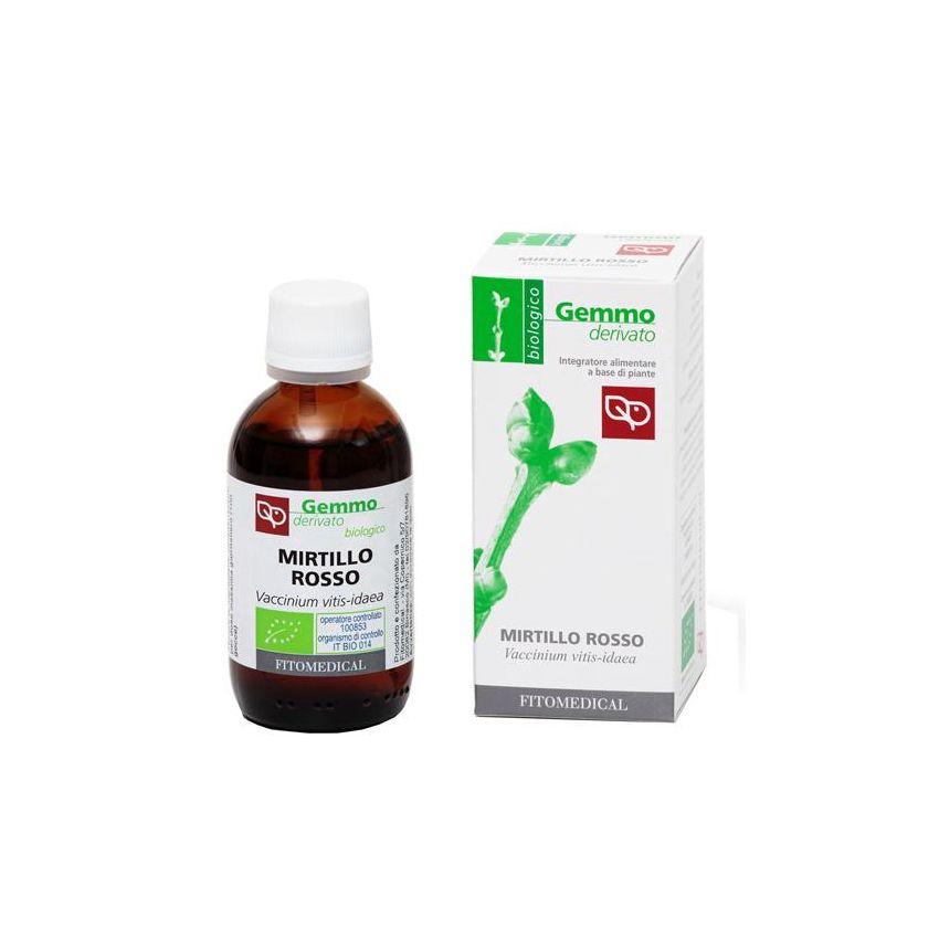 Estratto Bio di Mirtillo Rosso Macerato in Glicerina 50ml