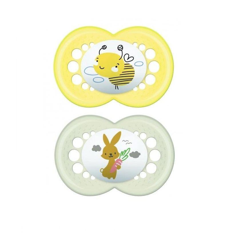 MAM Original Succhietto Neutro in Silicone, Pacco da 2