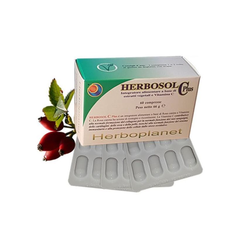 Herbosol C Plus - Integratore di Vitamina C - 60 Compresse