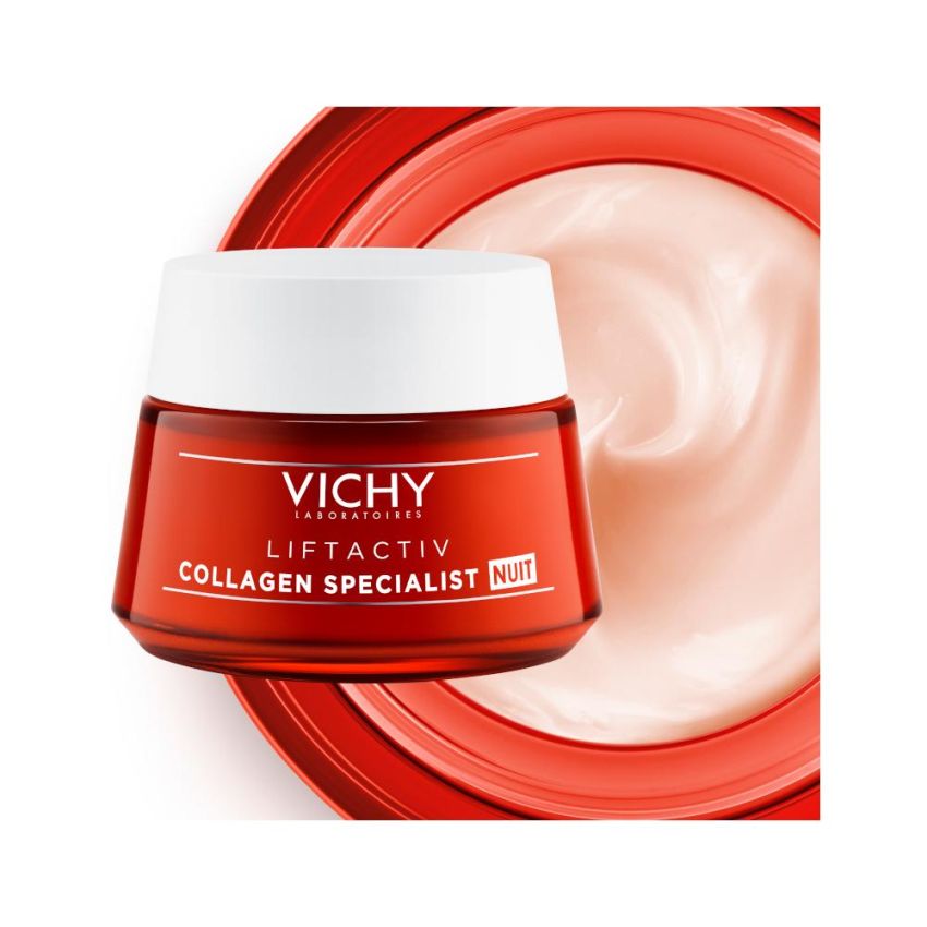 Vichy Liftactiv Specialist Notte - Crema Rivitalizzante al Collagene 50ml