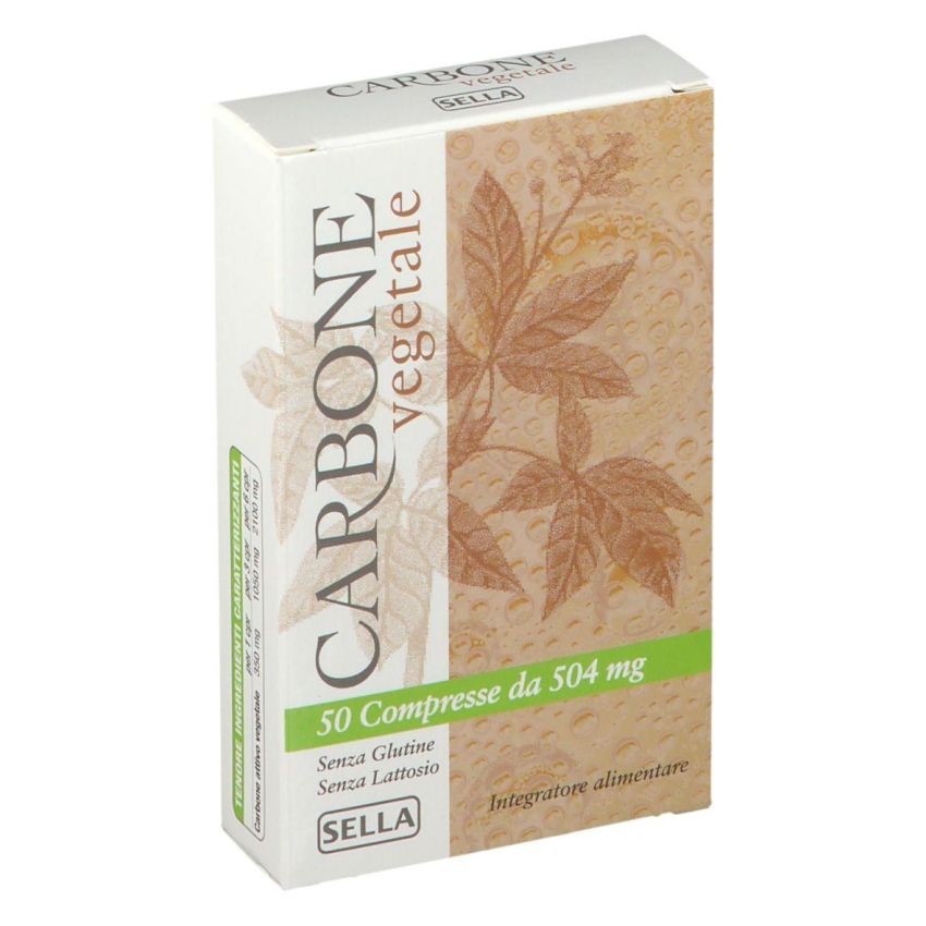 Carbone Vegetale Purificante - 50 Compresse