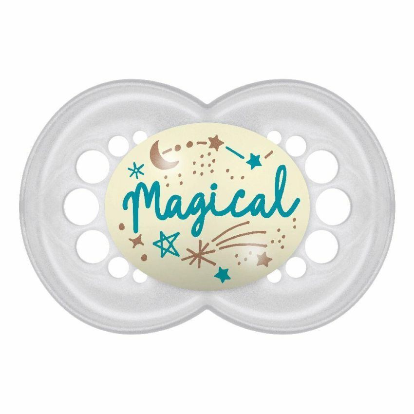 Mam Original: Set di 2 Succhietti in Silicone Neutro per Bambini dai 16 Mesi+