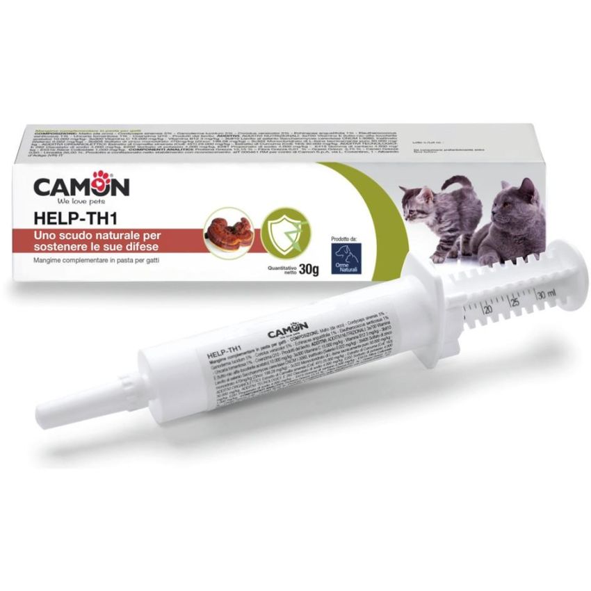 Camon Help-Th1 Pasta per gatti - Siringa da 30g
