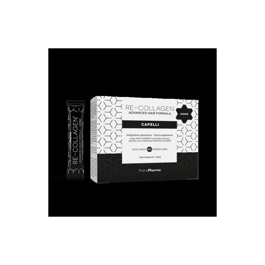 Advanced Re-Collagen Hair Formula for Men - 60 Stick Pack