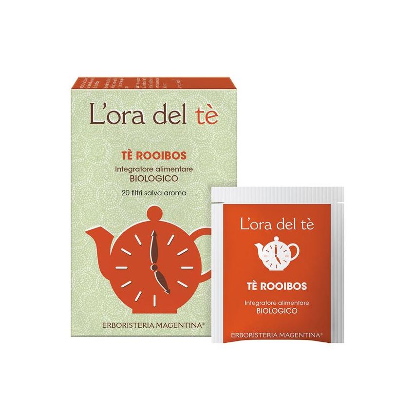 Tè Rooibos Biologico con 20 Filtri