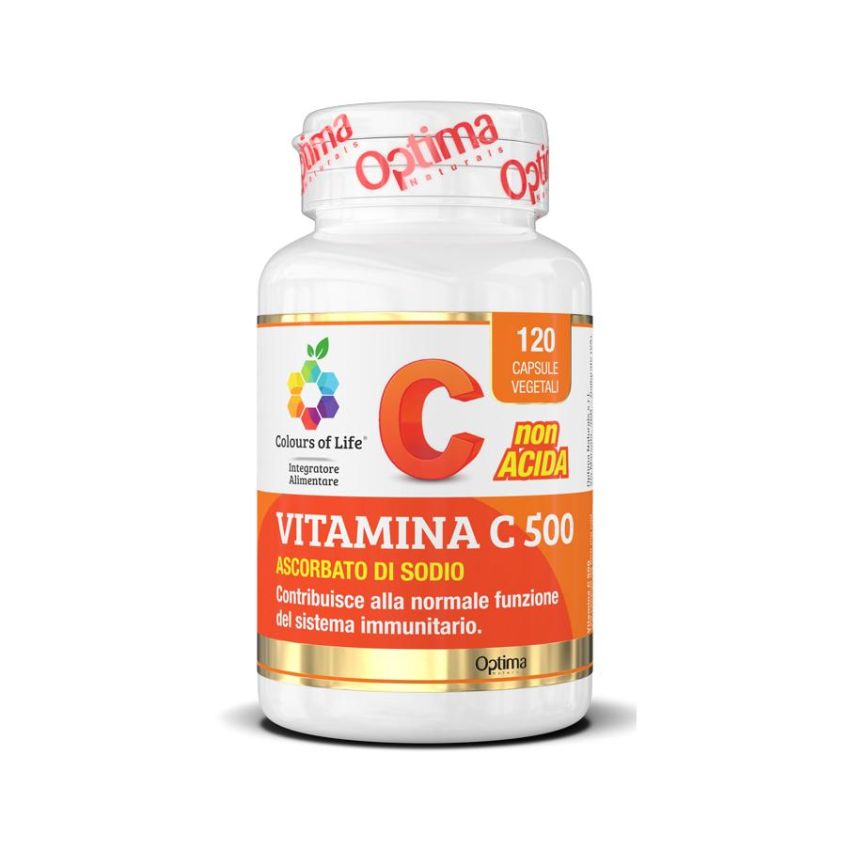 Capsule Vegetariane Colours Of Life 900mg Vitamina C - 120 Pezzi